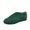 Green, variant on Women's Orthopedic Slip On Walking Flats, Soft Faux Suede Loafers, Arch Support V Cut Round Toe Nurse Office Daily Casual Ballet Shoes Black