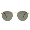 thumbnail image 5 of Round Polarized Sunglasses for Women Retro Designer Style, 5 of 6