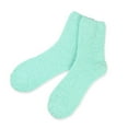 thumbnail image 7 of TeeHee Women's Warm Winter Cozy Fuzzy Slipper Socks 2 Pair Mint, 7 of 7