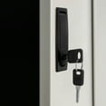 thumbnail image 2 of Miangastore 2Pcs Compression Latch Lock Zinc Alloy Adjustable Lever Hand Operated Latch Lock Flush Lever Latches, 2 of 8