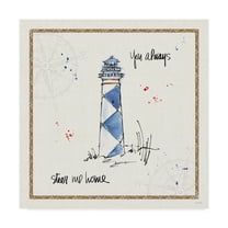 Trademark Fine Art 'Coastal Buoys IV' Canvas Art by Anne Tavoletti