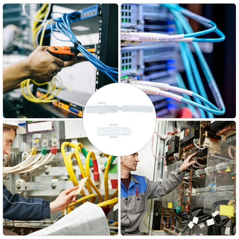 Lot De 100 étiquettes De Câbles, Attache-câbles, étiquettes