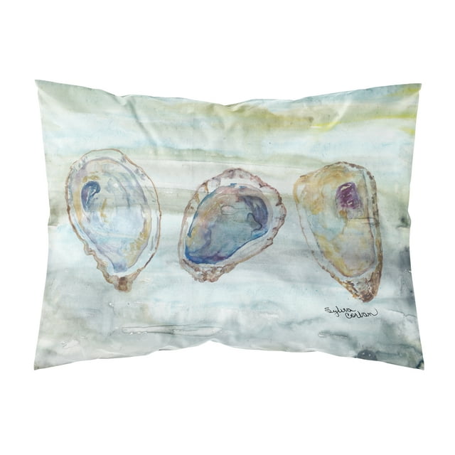 Carolines Treasures SC2001PILLOWCASE Taie d'Oreiller Standard en Tissu Aquarelle Huîtres