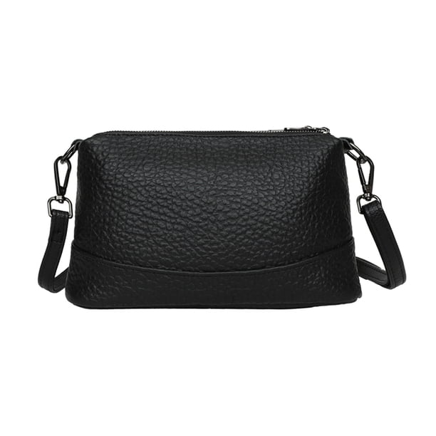 Bolsos de mensajero para mujer Bolsos de hombro de cuero de vaca de primera capa Bolsos (Negro) Ehuebsd Para Estrenar