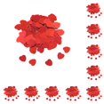 thumbnail image 2 of Inteprter Recortes de papel Hermoso accesorio de boda Material plástico Confeti Buen brillo Scramble Surtido Forma resistente para Red15mm rojo15mm 10piezas Inteprter CBP385611, 2 of 6