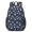 Astronaut and Moon, variant on Astronaut and Surfboard Blue Pattern 17" School Backpacks for Teens,Waterproof Oxford Fabric,S-Shape Padded Straps for School,Travel,Hiking,Camping