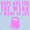 thumbnail image 2 of CafePress - Naps Are For The Weak Body Suit - Baby Light Bodysuit, Size Newborn - 24 Months, 2 of 4