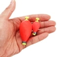 thumbnail image 4 of Uxcell Fishing Bobbers Floats 2.4 Inch, Pear Shape EVA Spring Foam Floats Weighted Bobbers, Red 10Pcs, 4 of 6