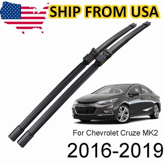 2Pcs 28'' 24'' Front Windshield Wiper Blades for Chevrolet Cruze MK2 2016-2019 Honda Civic MK8