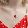 thumbnail image 2 of DVEATR Dragon Necklace Sterling Silver Dragon Jewelry with Heart Crystal Jewelry Gift for Women, 2 of 7