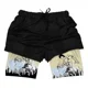 thumbnail image 1 of Short Gym Hombre Deportiva 4 En 1 Bolsa Celular Dragon Ball, 1 of 7