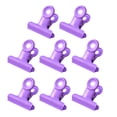 thumbnail image 1 of 8 Pcs Pinces pour Reliure Queue Ronde Conception de Sécurité Pinces Métalliques Force de Serrage Stable Pinces Couleur Fraîche Macaron Résistantes à la Rouille Fournitures de Bureau et d'École, 1 of 8
