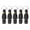 black, variant on Downrigger Release Clips, 5pcs Heavy Tension Snap Clips with Key Rings for Boat Kite Fishing