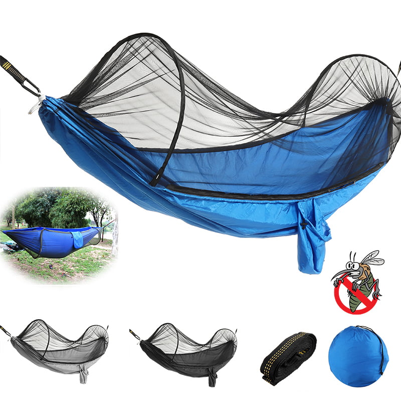 2 Person Outdoor Travel Double Hanging Bed Camping Hammock Tent Mosquito Net Set