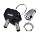 thumbnail image 1 of 12mm Stainless Steel Power Lock for Key Switch Tubular for Key Lock with 2 Keys, 1 of 5