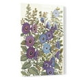 thumbnail image 2 of Epic Art 'Hollyhocks in Bloom I' by Tim O'Toole, Acrylic Glass Wall Art, 16"x24", 2 of 3