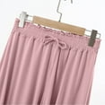 thumbnail image 3 of ShomPort Women's Pajama Bottom Summer Shorts Stretchy Soft Drawstring High Waist Casual Sleepwear Lounge Shorts, 3 of 6