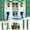 Green, variant on RyanK St Patricks Day Decorations St. Patrick's Day Irish Holiday Porch Sign Welcome Home Door Curtain Banner Decoration Door Hanging Painting Hanging Flag Decoration