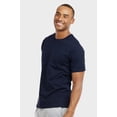 thumbnail image 3 of 6 Packs of Men's Crew Neck Basic Cotton Heavyweight Classic Tee Shirts (S-3XL), 3 of 4