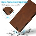 thumbnail image 2 of iPhone 6 Case, Cover for iPhone 6S, Allytech Detachable Case Support Magnetic Car Mount Case with Lanyard Card Holder Wallet Vegan Leather Shockproof Stand Case for iPhone 6/iPhone 6S(4.7"), Brown, 2 of 8