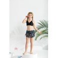 thumbnail image 3 of URMAGIC Girl's 3 Piece Cute High Waisted Ruffle Trim Swimsuit Bikini Sets with Beach Skirt 8-14 Years, 3 of 16