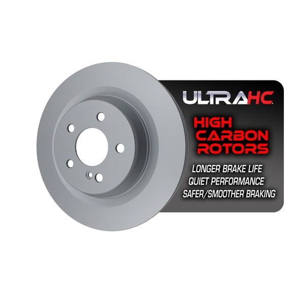UltraHC Coated High Carbon Brake Rotor, Rear UR005918, Mercedes-Benz S550 2012-2007