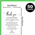 thumbnail image 5 of Elegant Wedding Thank You Cards Set - 50 Placecards for Receptions, Rehearsals, and Celebrations. Perfect for Menu Settings and Expressing Gratitude at Events., 5 of 5