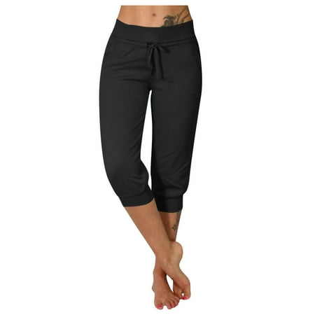 

nsendm Pants Trouser Pants Women s Casual Short Chino Fashion Solid Pants Pajama Shorts Women Shorts Black Medium