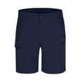 thumbnail image 6 of UVEASISHA Cargo Shorts for Men Solid Straight Leg Work Shorts Summer Outdoor Short Pants with Phone Pockets Dark Blue S, 6 of 9