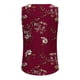 thumbnail image 5 of Tops estampados en color sólido sin mangas con botones y cuello redondo a la moda para mujer Fridja  qr3267, 5 of 5