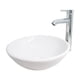 thumbnail image 1 of Lavabo Ovalin Redondo con Accesorios Porcelana Esmaltada Ceramosa DETROIT, 1 of 8