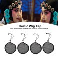 thumbnail image 5 of 5Pcs Wig Caps for Making Wigs Elastic with Drawstring Buckle Nylon Breathable for Latin Dance, 5 of 5