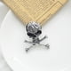 thumbnail image 3 of Guardurnaity Broche de calavera de estilo Punk, broches encantadores de tibias cruzadas para mujer, bisutería de moda para el Día de San Valentín, Pascua, Accesorios de disfraces Plata Guardurnaity AP004648-01, 3 of 6