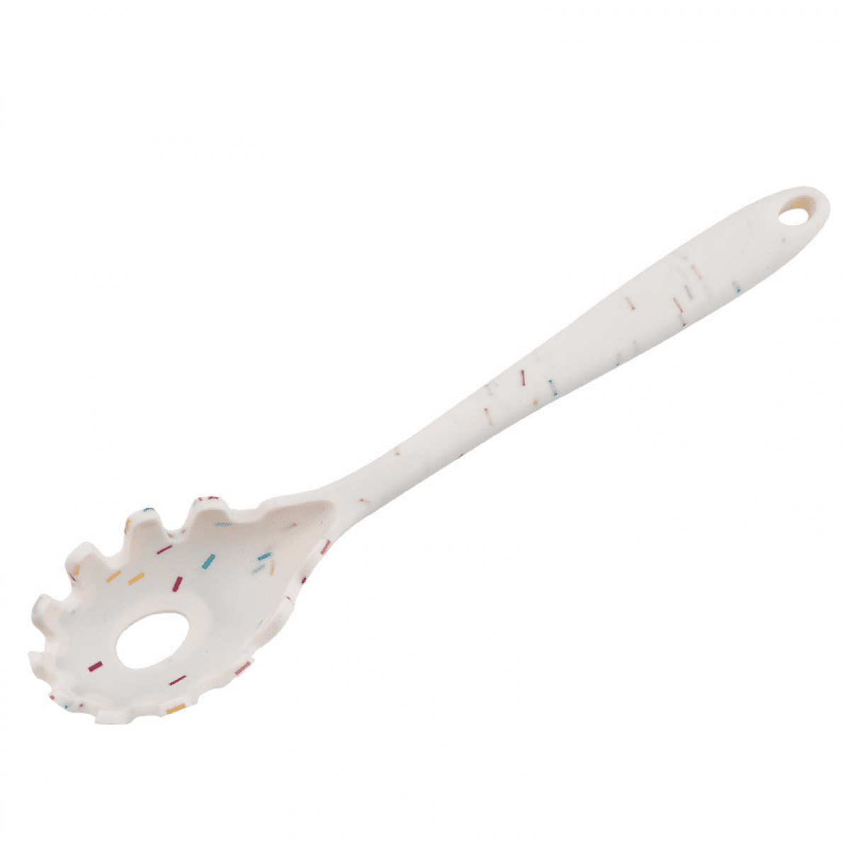 Rush Silicone Pasta Fork (11.2"), High Heat Resistant , Hygienic One