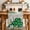 Green Beige, variant on St. Patrick's Day Table Runner 36 Inches Long Farmhouse Dress Scarves, Green Shamrocks Leaf Polka Dots Beige Dining Tablerunner for Coffee Table/Kitchen Island/Party Décor, Small 13" x 36"