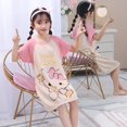 thumbnail image 4 of Kawaii Sanrio Milk Silk-Camisón de Hello Kitty para niños, ropa bonita de verano para el hogar, pijamas de Anime para niñas, 4 of 4