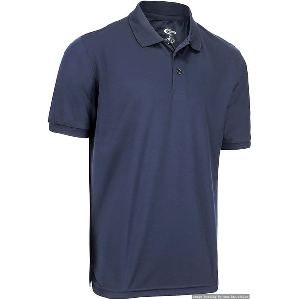 leven patroon functie Premium Men's High Performance Moisture Wicking Dri-Fit Polo T Shirts -  Walmart.com