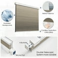 thumbnail image 5 of Keego No Drilling Cordless Cellular Shades Honeycomb Window Blinds Easy Installation Heat Insulating Noise Reducing Curtains Blackout Bisque, 42.0"w x 54"h, 5 of 8