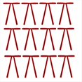 thumbnail image 1 of 12 Piezas de Lazos de Terciopelo para Árbol de Navidad, Lazos de Cinta Roja para Navidad, Accesorios para Pajaritas Hechos A Mano para Regalo de Navidad, 1 of 5