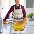 thumbnail image 2 of Festival Printed Linen Sleeveless Apron Kitchen Oil And Stain Sleeveless Cover Kitchen Apron, 2 of 9