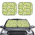 thumbnail image 2 of Goofa Cute Dinosaurs Cartoon Pattern 2 Piece Car Windshield Sun Shade Foldable | Front Windshield Shade for Sun, Heat and UV Rays | Sunshade for Car Front Window-Large, 2 of 7