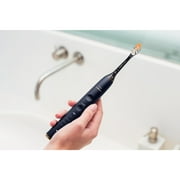 Philips Sonicare Diamondclean Smart 9700 Electric Toothbrush, Sonic Toothbrush with App, Pressure Sensor, Brush Head Detection, 5 Brushing Modes and 3 Intensity Levels, Lunar Blue, Model HX9957/71