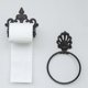 thumbnail image 3 of American Country Style Cast Iron Retro Towel Ring Rack Hanging Ring, 3 of 5
