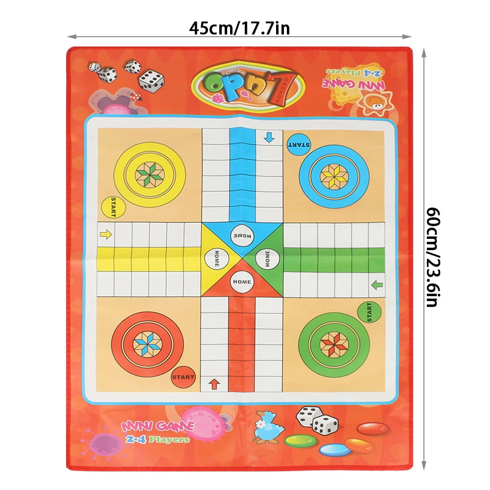 GIANT LUDO GAME FAMILY BOARD GAME ACTIVITY TOY CHILDREN AT HOME BORED OFF SCHOOL 