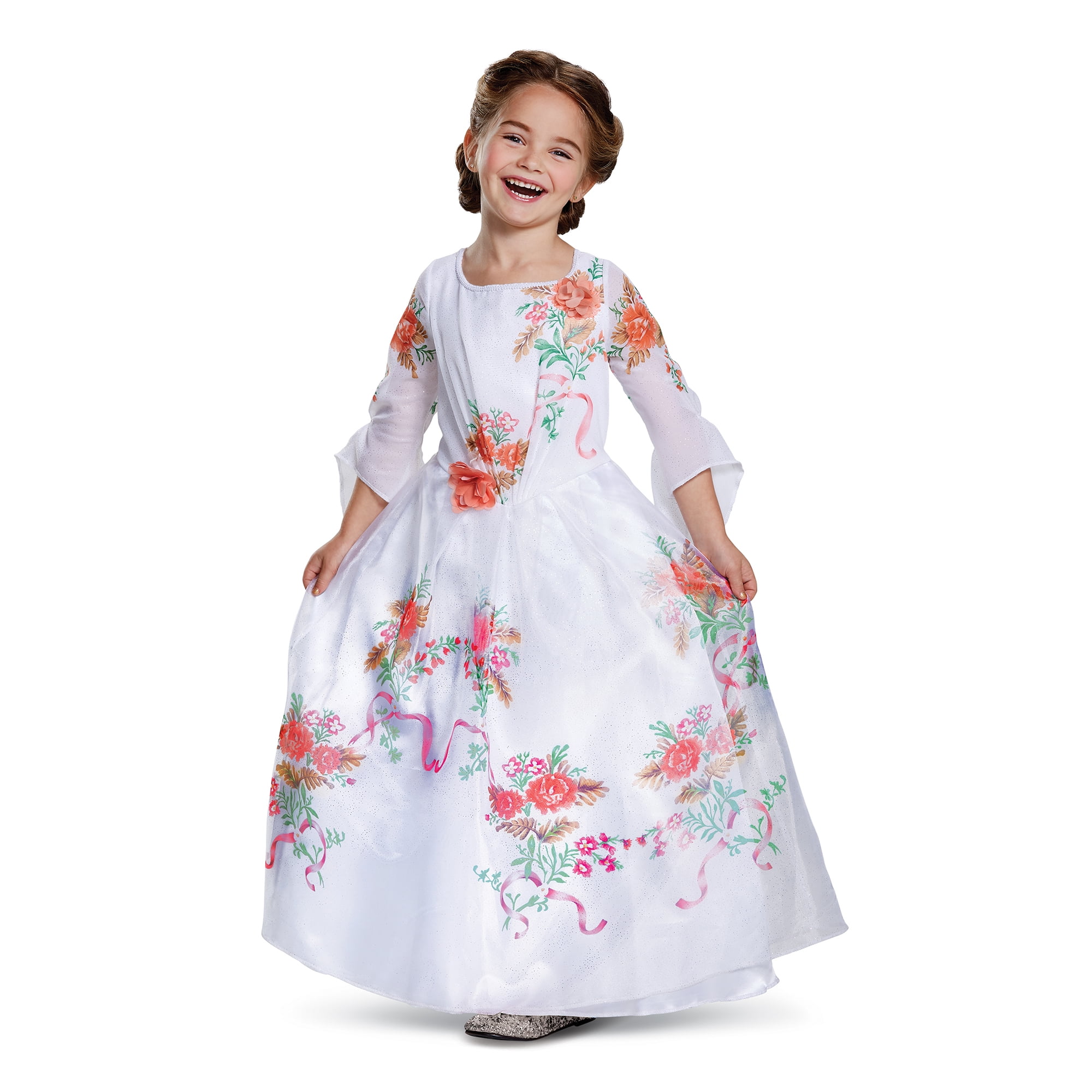 beauty and the beast flower girl dress