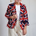 thumbnail image 2 of Girls' Independence Day Printed Suit Jacket, 2 of 5