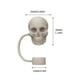 thumbnail image 3 of Tapa de popote con forma de calavera de Halloween | Funda de silicona de grado alimenticio para vaso de hielo | Funda para popote de 10 mm | Diseño impermeable y apto para lavavajillas para vas, 3 of 5