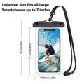 thumbnail image 2 of Keep Your Cell phone Safe & Dry - 1pc Universal Waterproof Phone Pouch!, 2 of 8