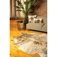 thumbnail image 4 of Natural Kobe Cowhide Neutral Color Rug | 6'x7' | B, 4 of 4