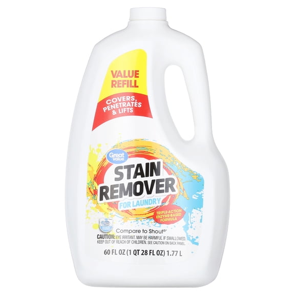 Great Value Stain Remover Refill, for Laundry, 60 fl oz
